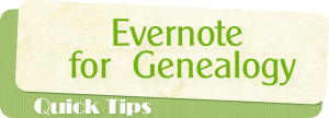 Evernote-Genealogy