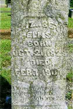 Elizabeth Tucker Ellis headstone