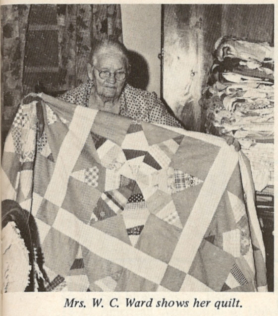 Mrs. N. C. Ward Makes Quilts